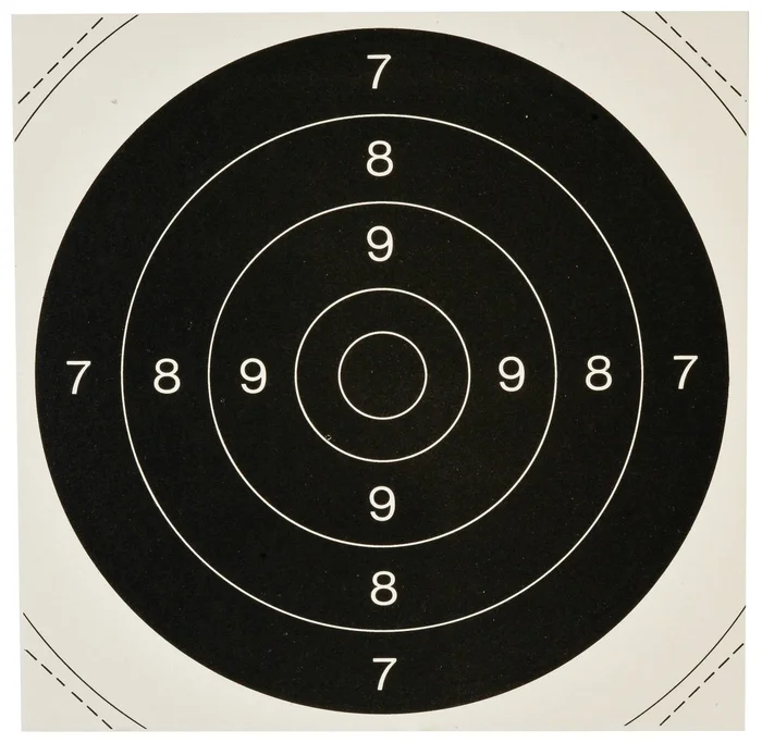 cibles 21 x 21 (visuelle du 53 x 53) les 100.