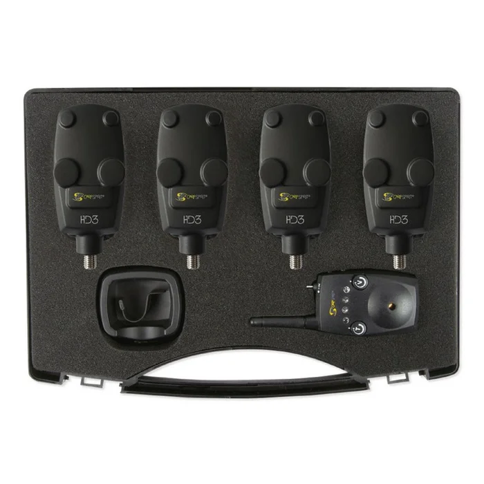 Coffret 4 Détecteurs HD3 + Centrale HDR3 Carp Spirit