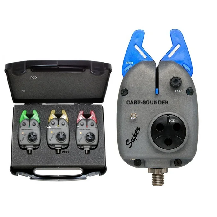 Coffret De 3 Détecteurs Carpsounder Super Titan 3 Coloris
