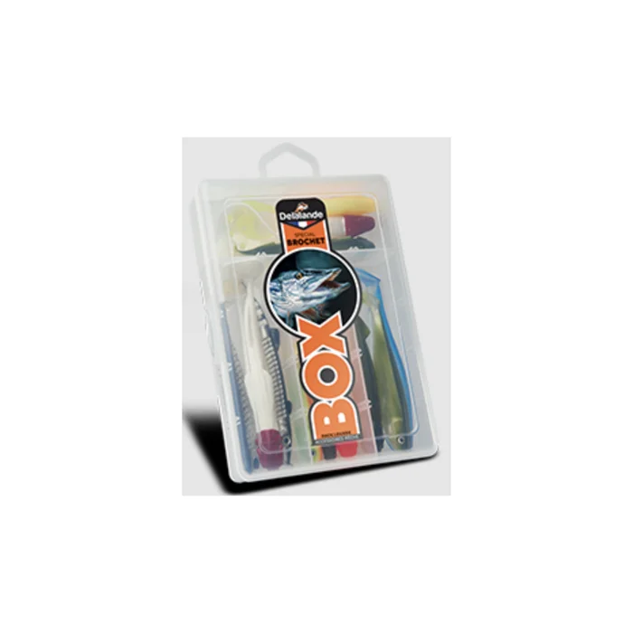 Coffret Leurres Souples Delalande Special Brochet