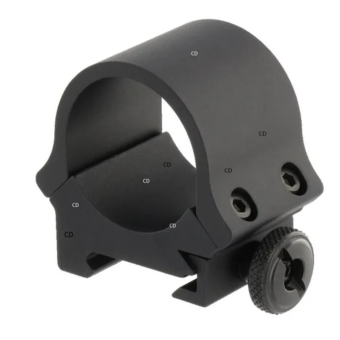 Collier Large Bas 30MM Noir Pour Viseur Compact C3 Aimpoint