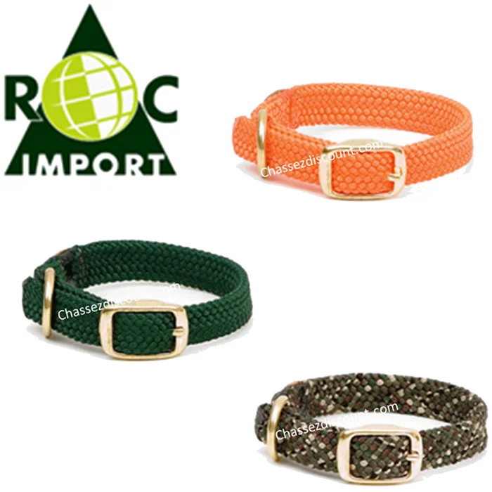 COLLIER MENDOTA DOUBLE TRESSE CHIOT LAITON ROC IMPORT 30CM