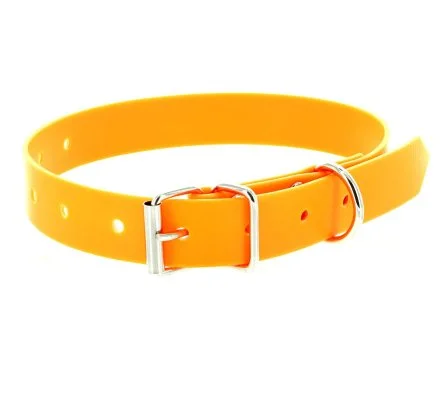 Collier PVC orange fluo