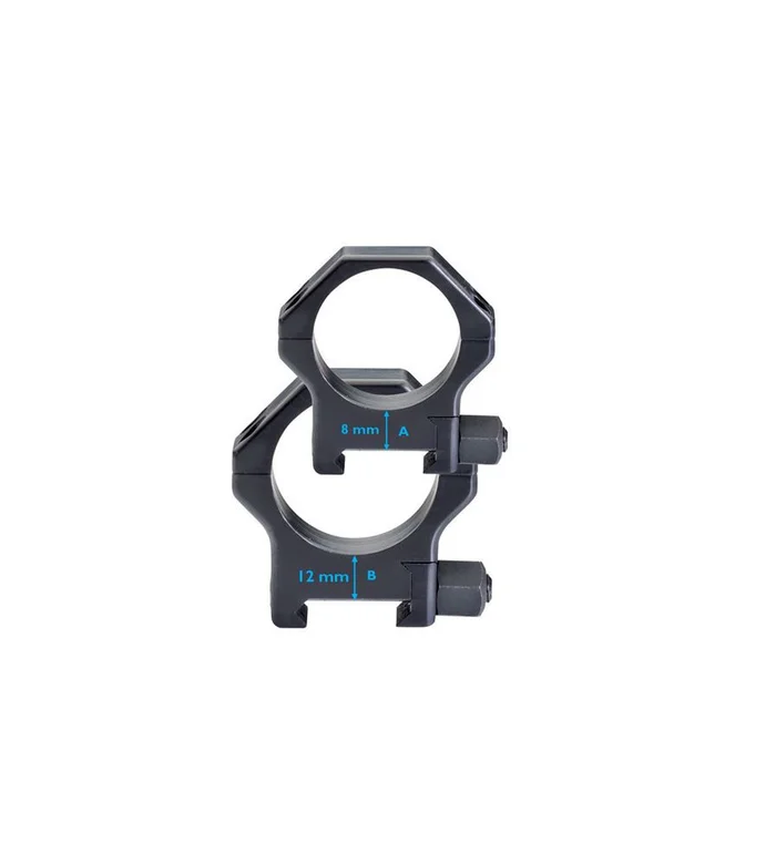 Colliers à levier pour lunette Contessa 36 mm – H 12 mm – Weaver