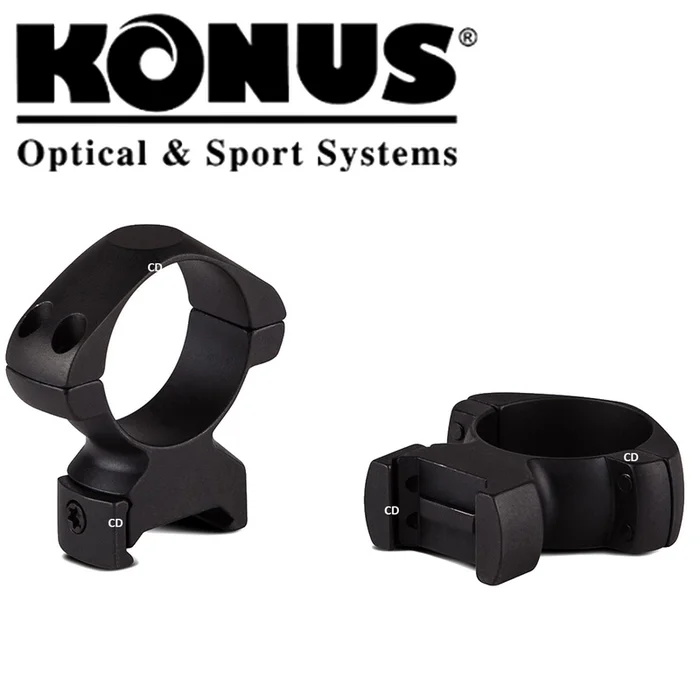 COLLIERS DE MONTAGE KONUS HAUT DIAMETRE 30MM RAIL DE 21MM