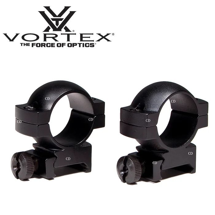 COLLIERS DE MONTAGE VORTEX OPTICS HUNTER 25.4MM H22MM