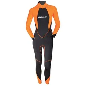 Combinaison de plongée fermeture plate dorsal zippé femme 3 mm