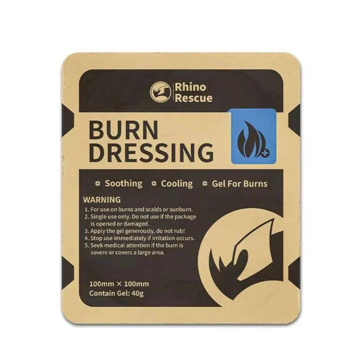 Compresse anti-brûlure d&rsquo;hydrogel Rhino Rescue