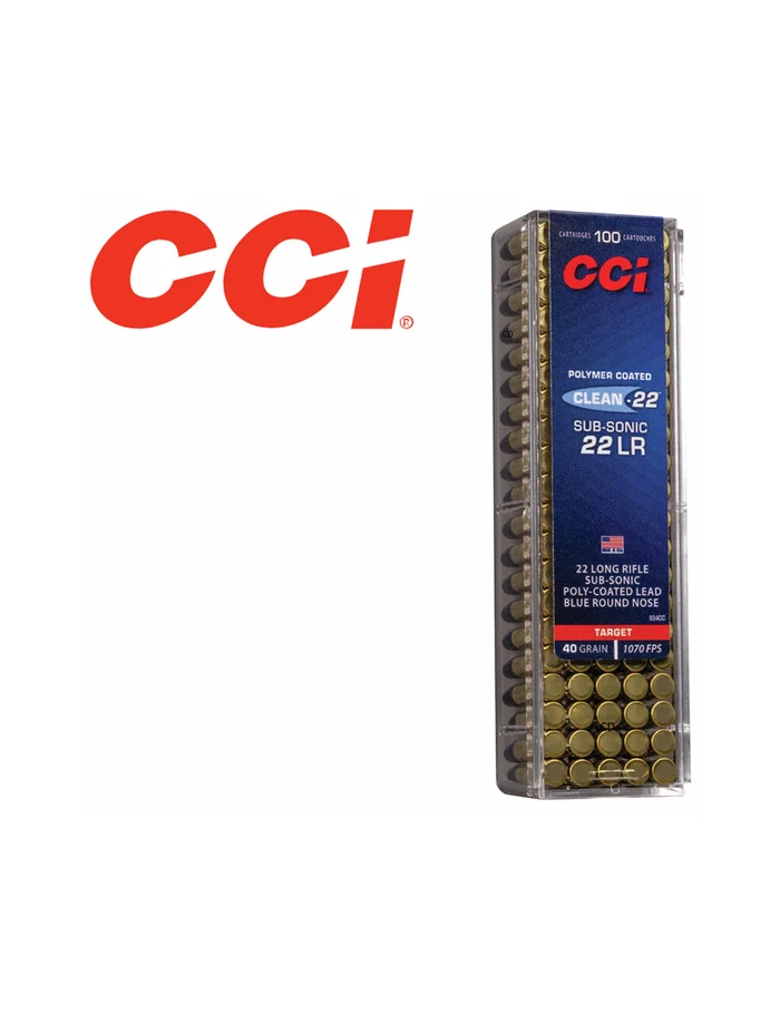 copy of BALLES CCI HV TARGETROUND NOSE 22LR 40 Grains PAR 100