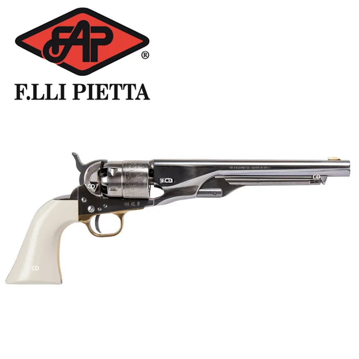 copy of REVOLVER PIETTA 1860 ARMY OLD SILVER 44