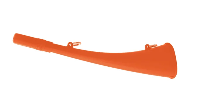 Corne d’appel 25 cm ABS orange fluo – Elless