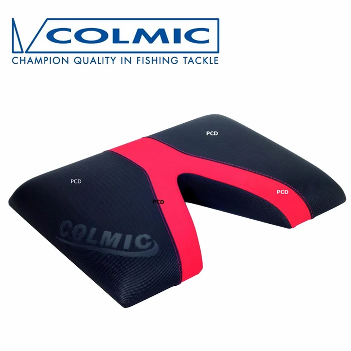 COUSSIN CAPITONNE COLMIC ROUGE ET NOIR