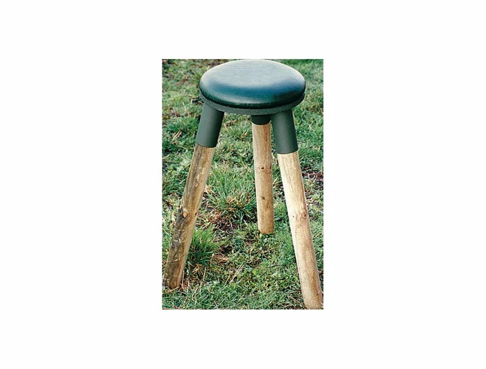 Coussin tournant pour tabouret bois métal