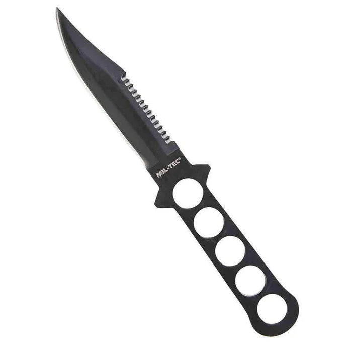 Couteau à lame fixe Mil-Tec Plongée Stainless
