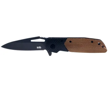 Couteau à ouverture assistée 8″ en bois de serpent