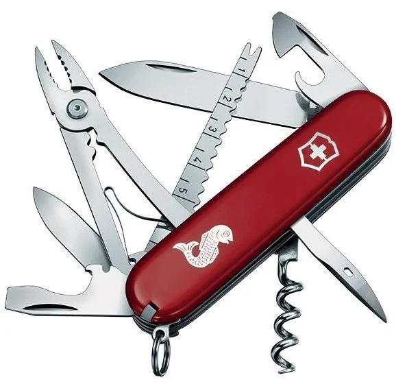 Couteau Angler rouge poisson VICTORINOX