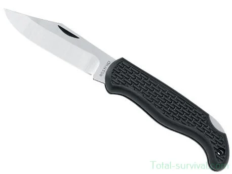 Couteau de chasse Black Eagle avec Backlock, noir