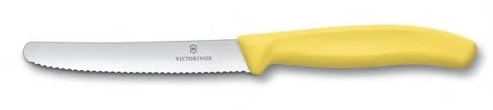Couteau de table rond jaune VICTORINOX