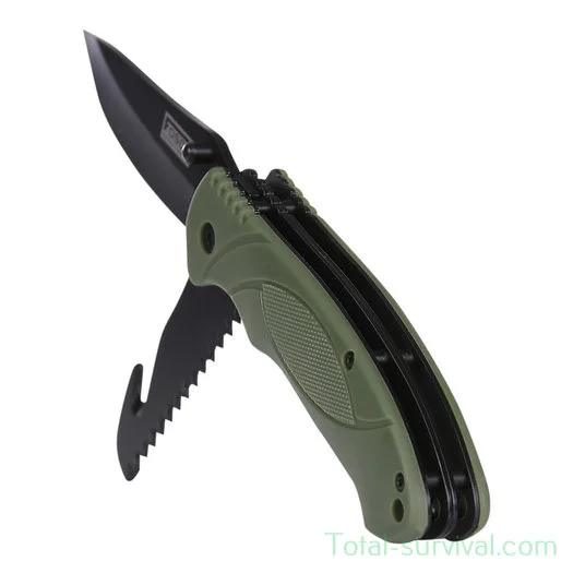 Couteau Fosco Bushcraft, vert