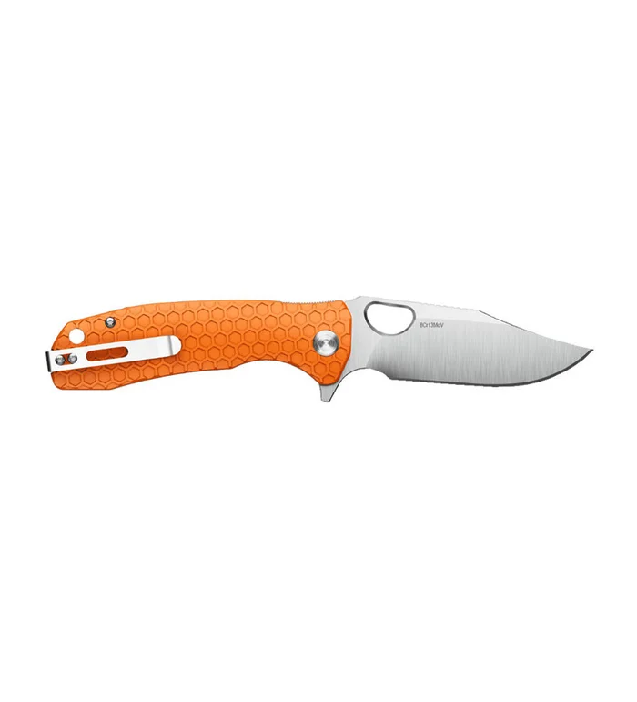 Couteau Honey Badger Flipper Small Orange 7,1 cm