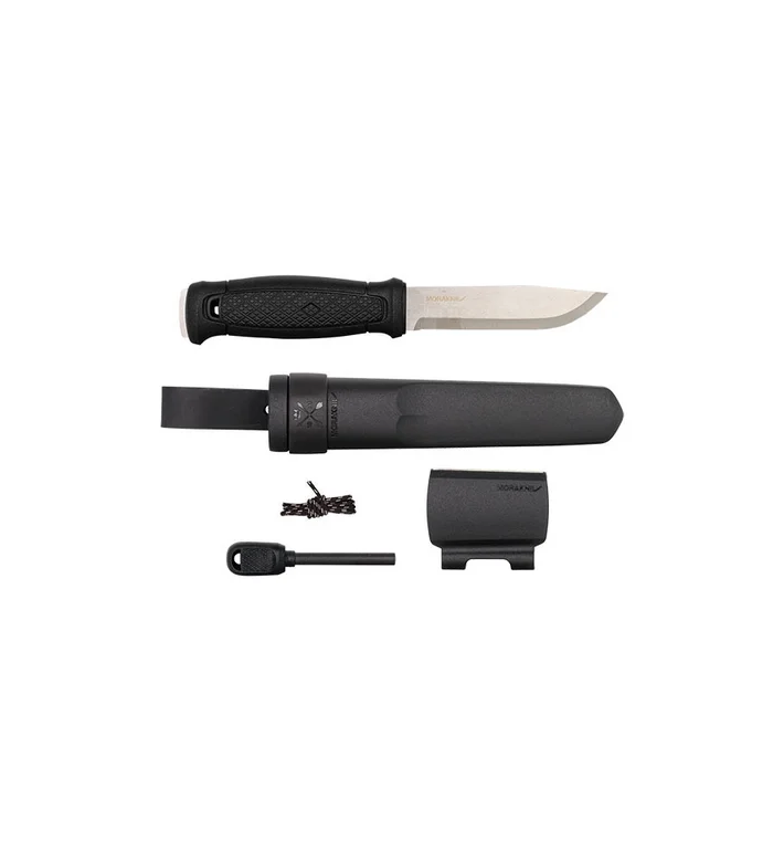 Couteau Morakniv Garberg avec Kit de survie – Noir 10,9 cm