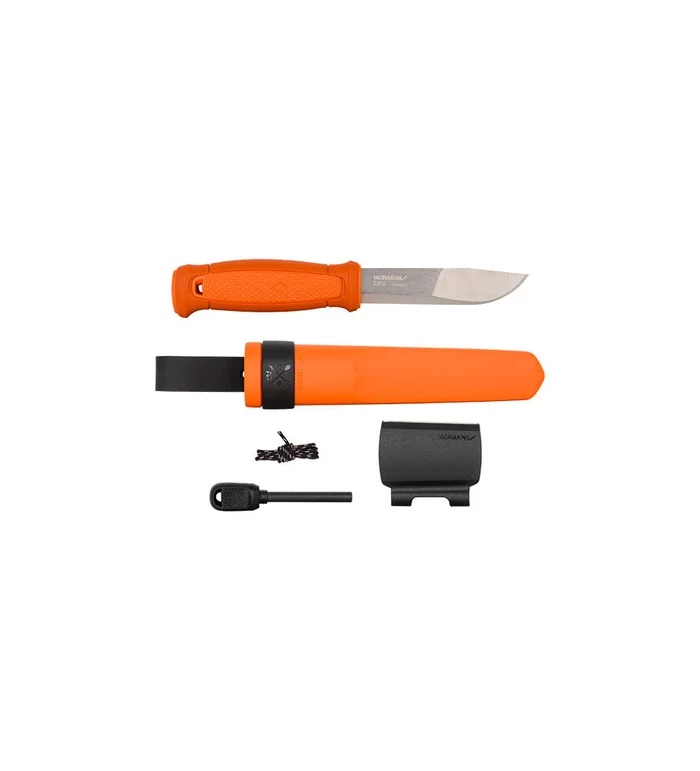 Couteau Morakniv Kansbol avec Kit de survie – Orange 10,9 cm