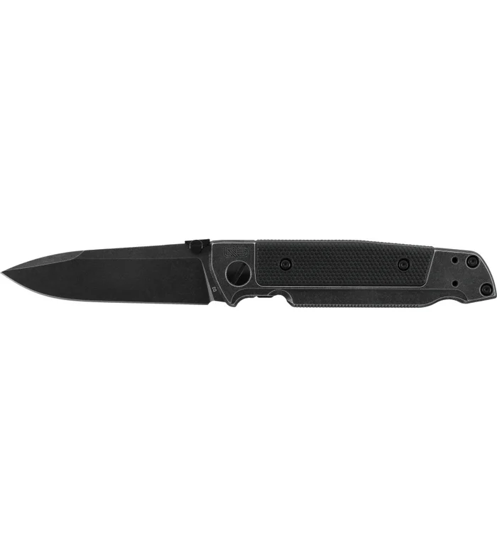 Couteau pliant walther q5 steel frame folder blackwash plain