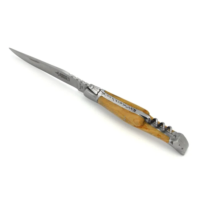 COUTEAU TIRE-BOUCHON LAGUIOLE EN GENEVRIER