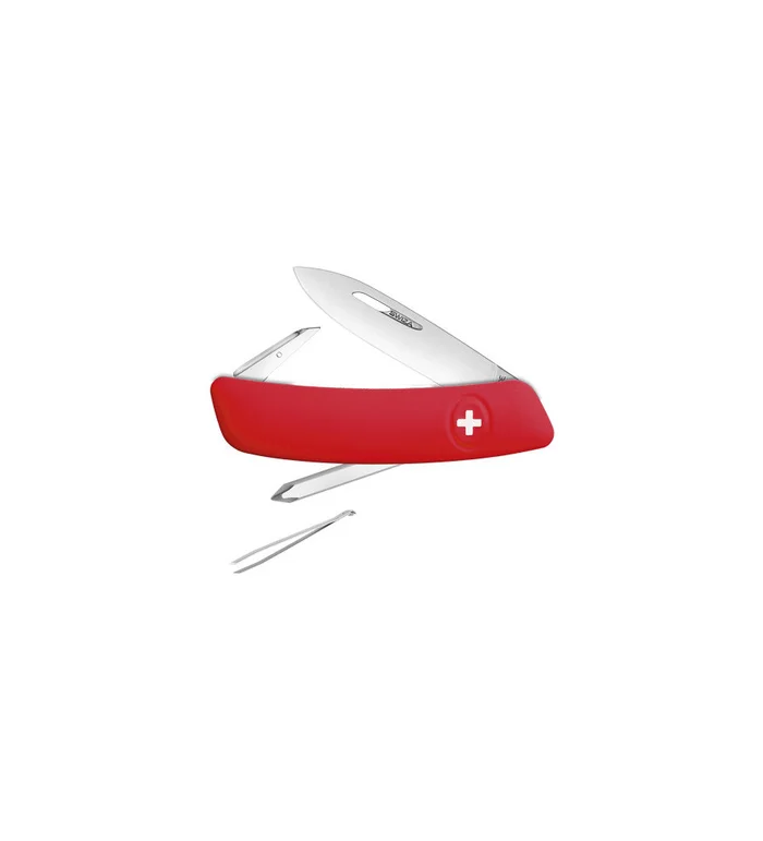 Couteaux suisses Swiza D02, rouge 7,5 cm