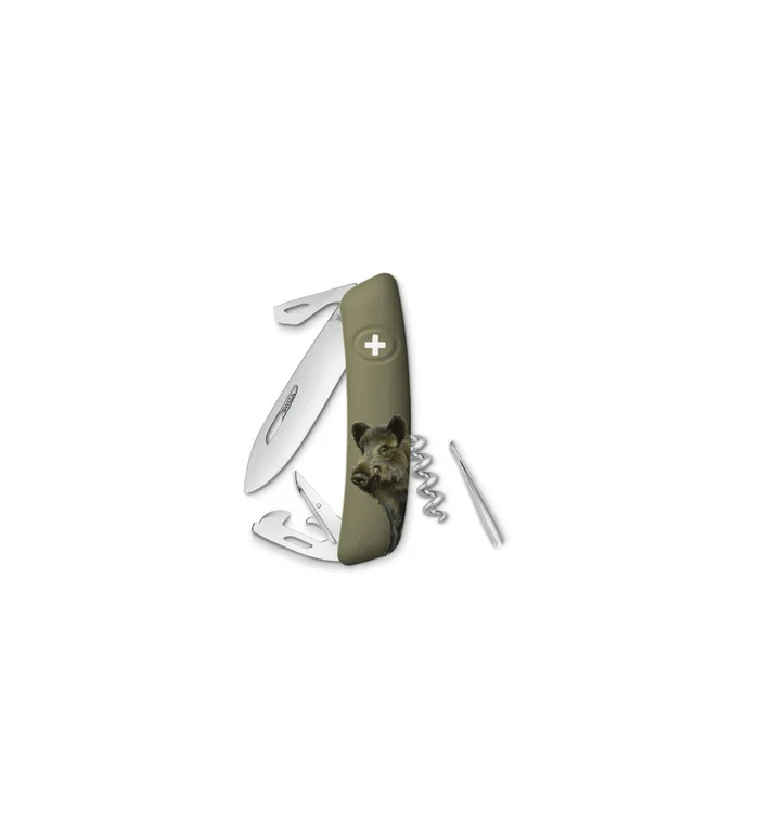 Couteaux suisses Swiza D03 Edition Sanglier 7,5 cm