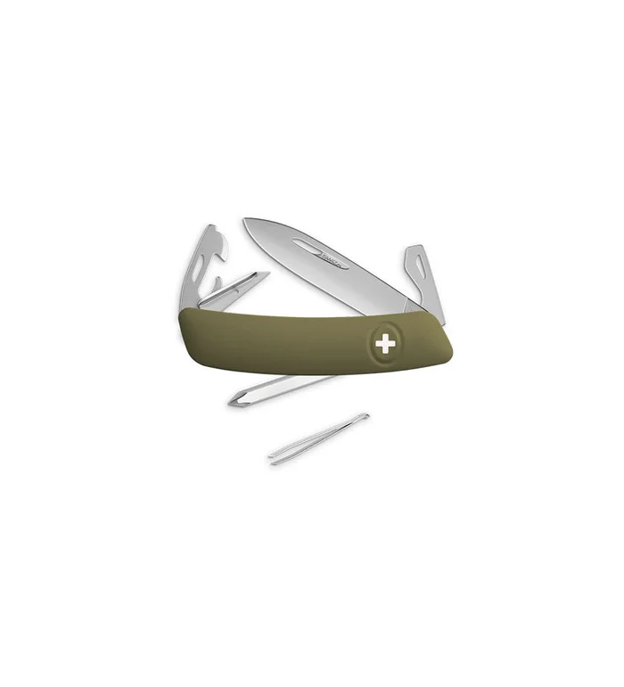 Couteaux suisses Swiza D04, olive 7,5 cm