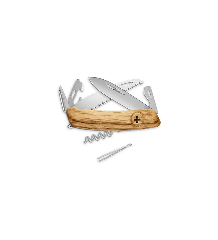 Couteaux suisses Swiza D05 Allmatt – chêne 7,5 cm