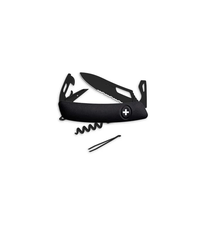 Couteaux suisses Swiza SH03 ALLBLACK – noir 7,5 cm