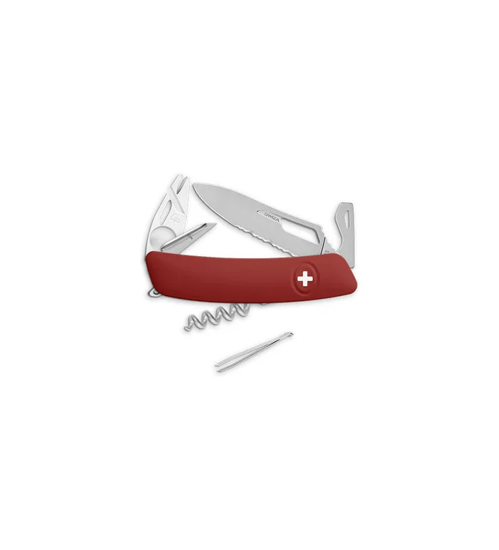 Couteaux suisses Swiza SH03 Tire-Tique Allmatt – rouge 7,5 cm