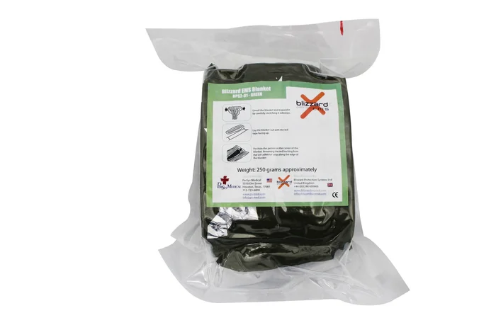 Couverture de survie 2 couches ems Blizzard – Verte