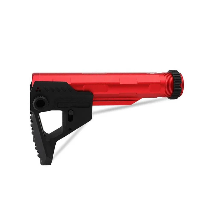 Crosse Complète Airsoft BO Manufacture Storm – Design Noir et Rouge – Compatible AEG – Confort et Contrôle Améliorés