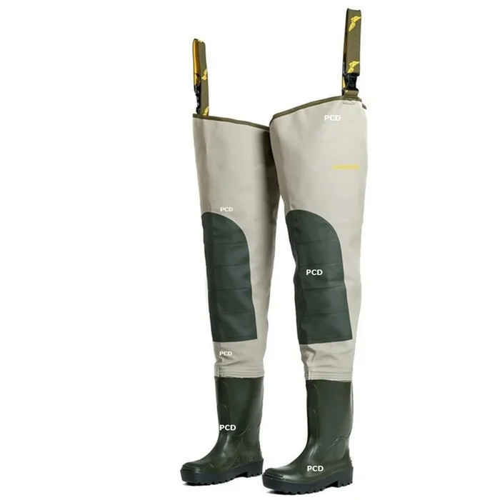 Cuissardes Homme Sport Good Year Sable Et Vert Forêt