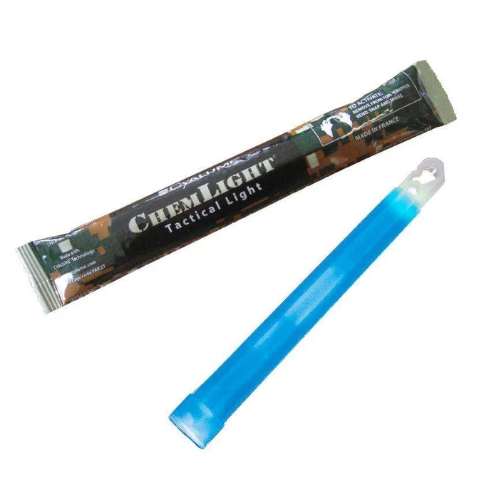 Cyalume Haute intensité 15cm – 30min – Bleu Cyalume