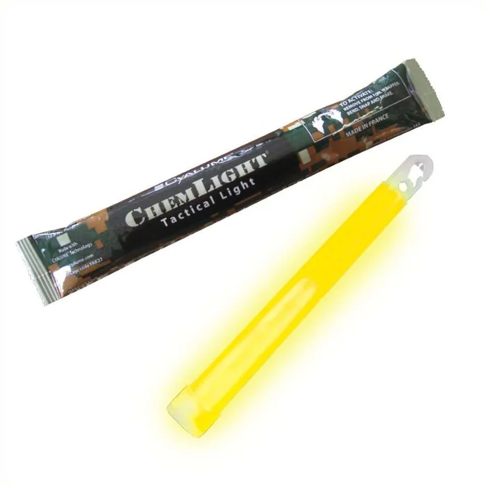 Cyalume Haute intensité 15cm – 30min – Jaune Cyalume