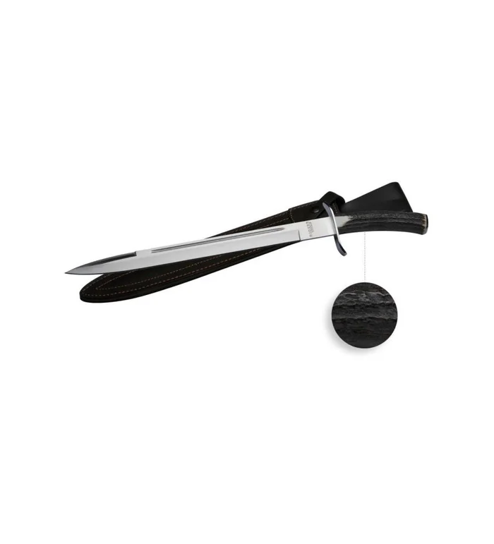 Dague manche cerf lame de 33 cm