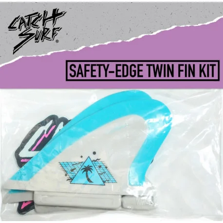 Dérives SurfCatch Surf SAFETY EDGE TWIN FIN KIT