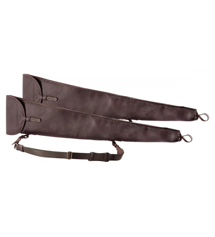 Double fourreau en cuir