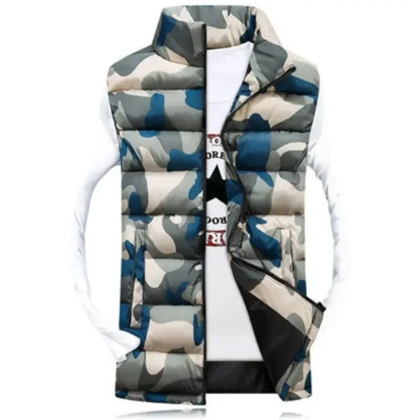DOUDOUNE MILITAIRE SANS MANCHES