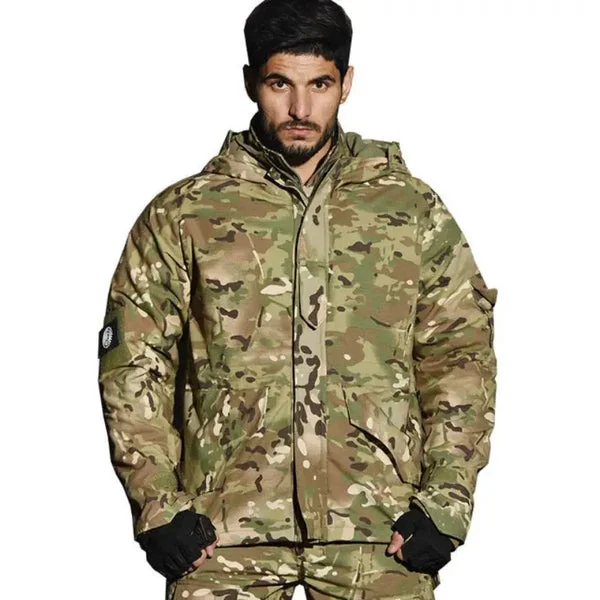 DOUDOUNE MILITAIRE VERTE DE HAUTE QUALITÉ