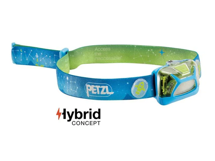 E091BA00 – Petzl LAMPE FRONTALE « TIKKID » BLEU
