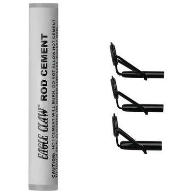Eagle Claw – Kit de réparation de canne à pêche – Noir