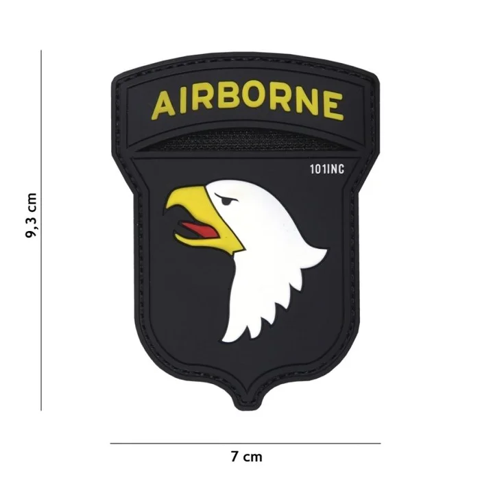 Écusson 3D 101St AIRBORNE PVC Velcro