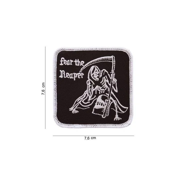 Écusson brodé FEAR THE REAPER Velcro