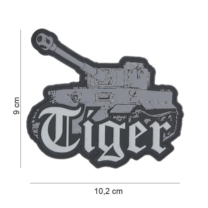 Écusson char TIGER 3D PVC Velcro