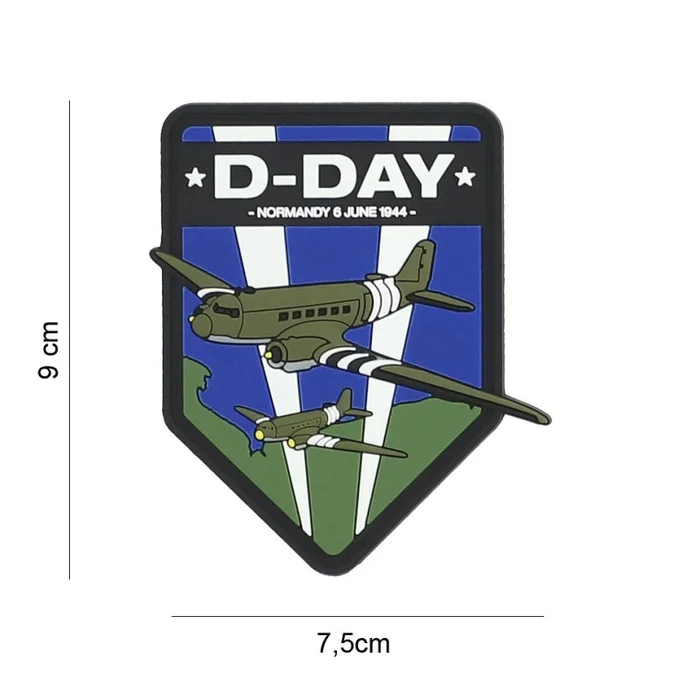 Écusson D-DAY C-47 3D PVC 101 INC Velcro